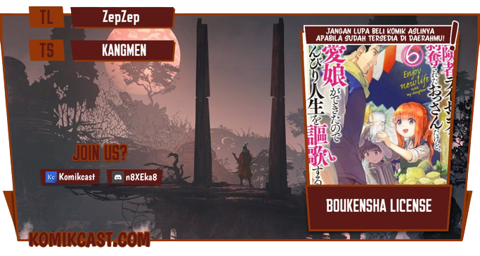 Baca Komik Boukensha License o Hakudatsu Sareta Ossan Dakedo, Manamusume ga Dekita no de Nonbiri Jinsei Chapter 33.2 Gambar 1