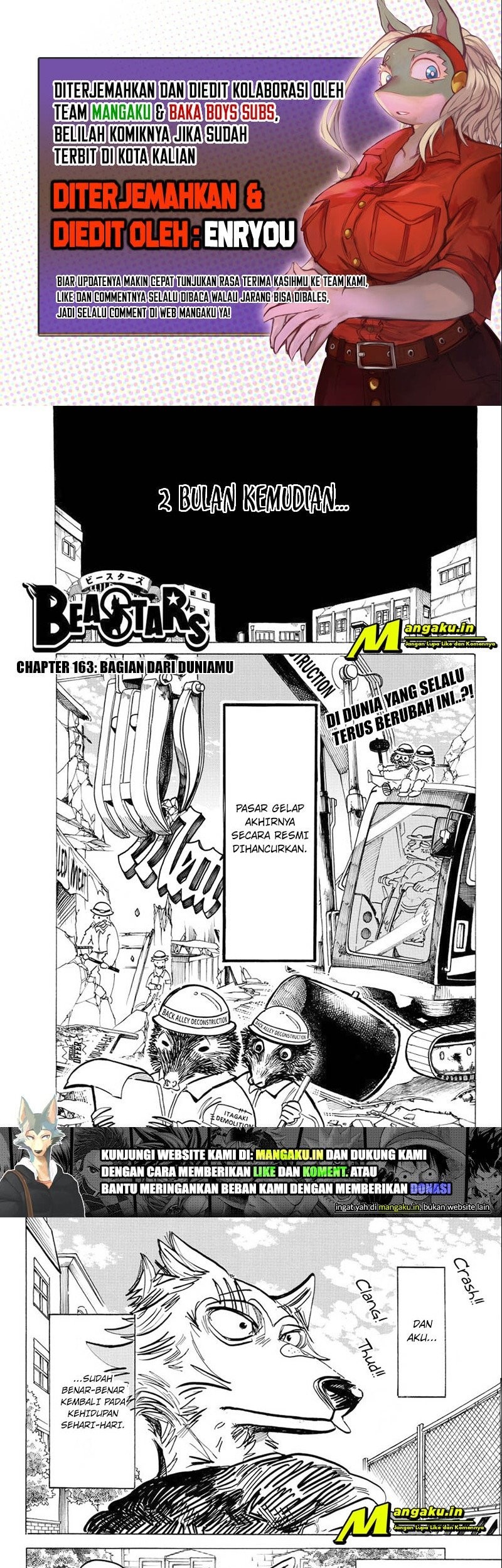 Baca Komik Beastars Chapter 193 Gambar 1