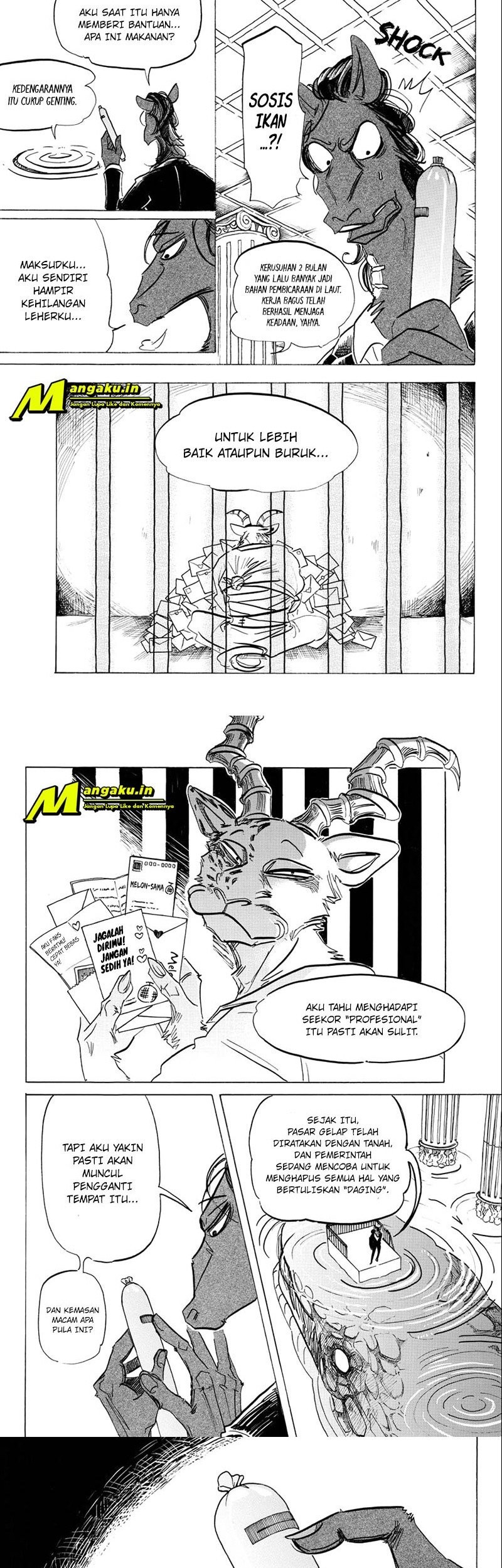 Beastars Chapter 193 Gambar 5