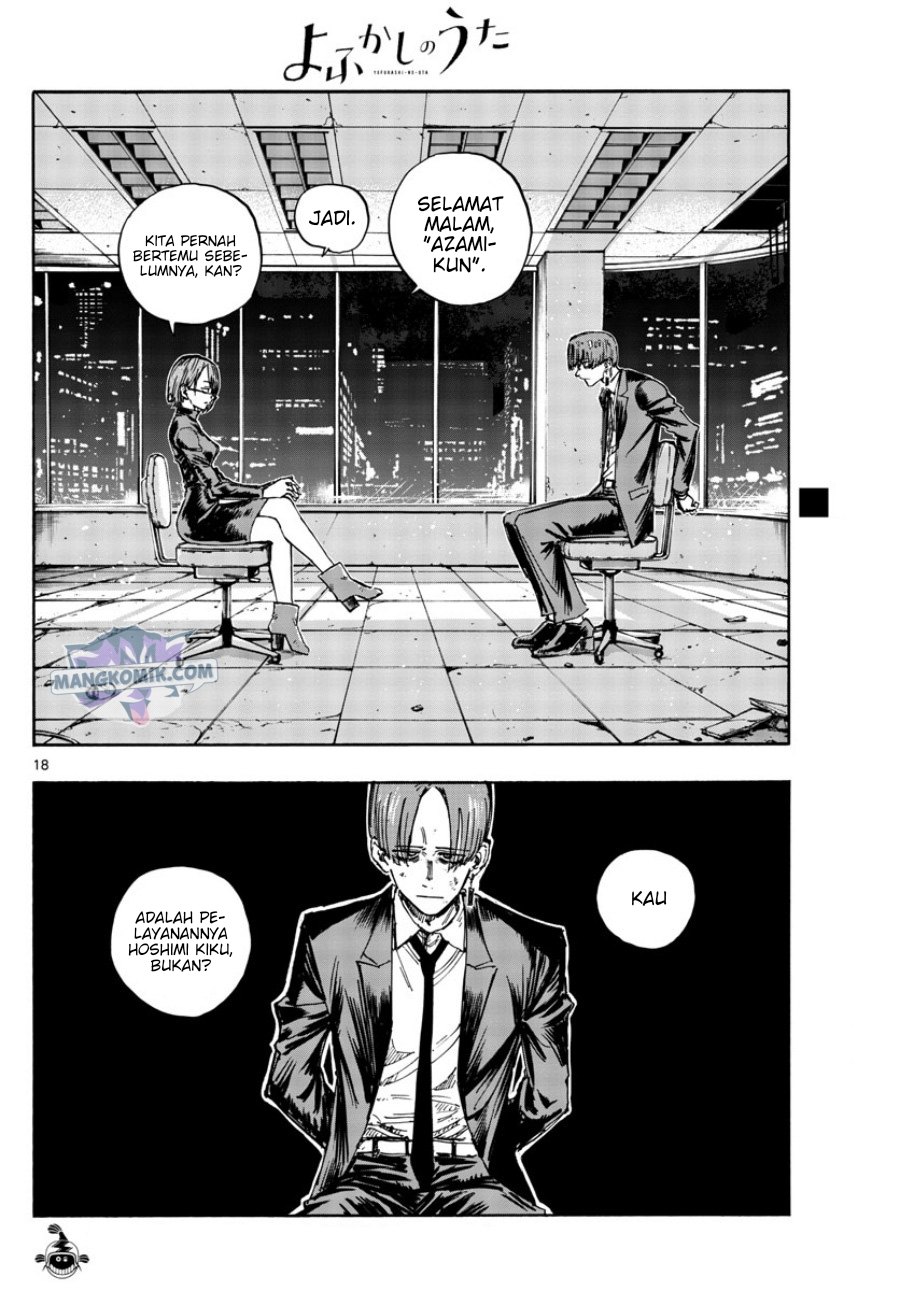 Yofukashi no Uta Chapter 113 Gambar 19