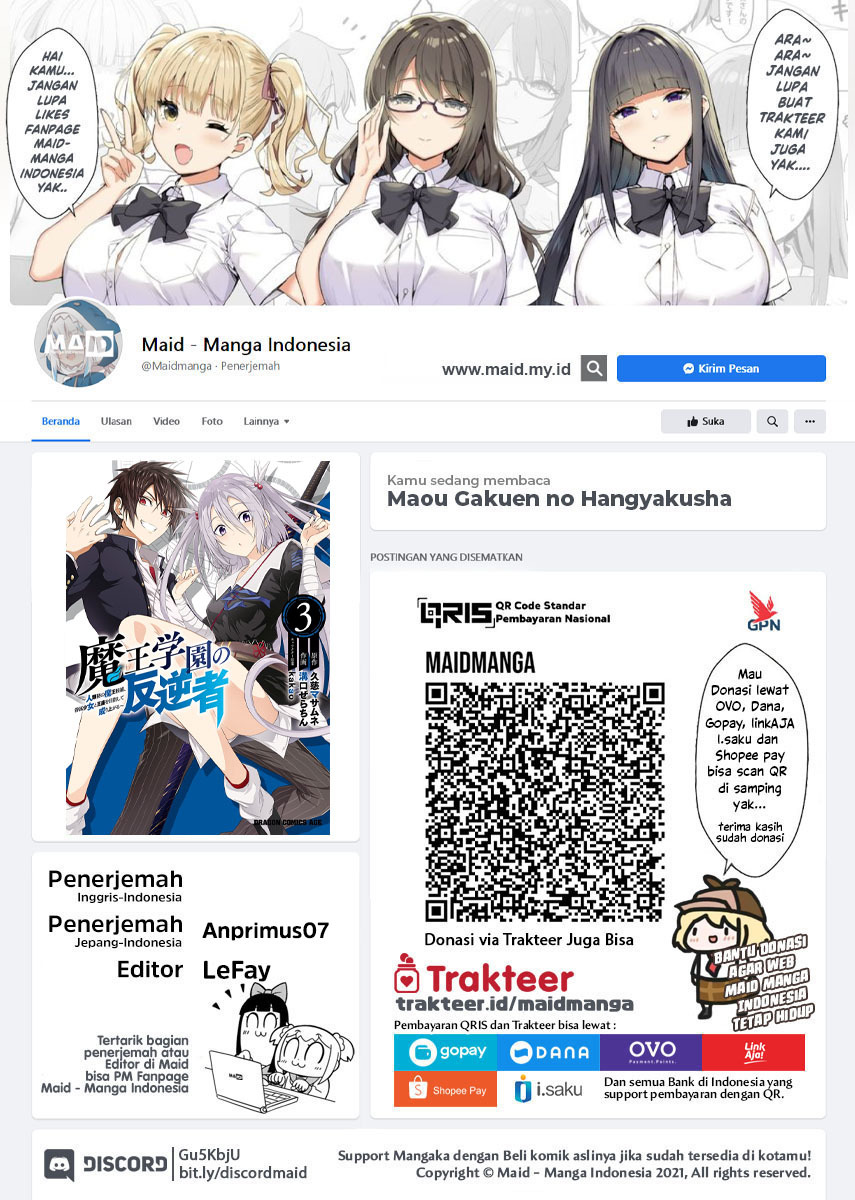 Baca  Maou Gakuen no Hangyakusha Chapter 21 Gambar 2