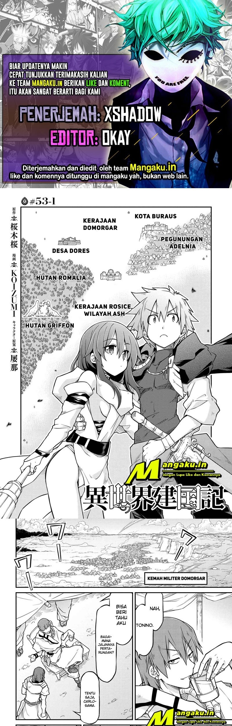 Baca Komik Isekai Kenkokuki Chapter 53.1 Gambar 1