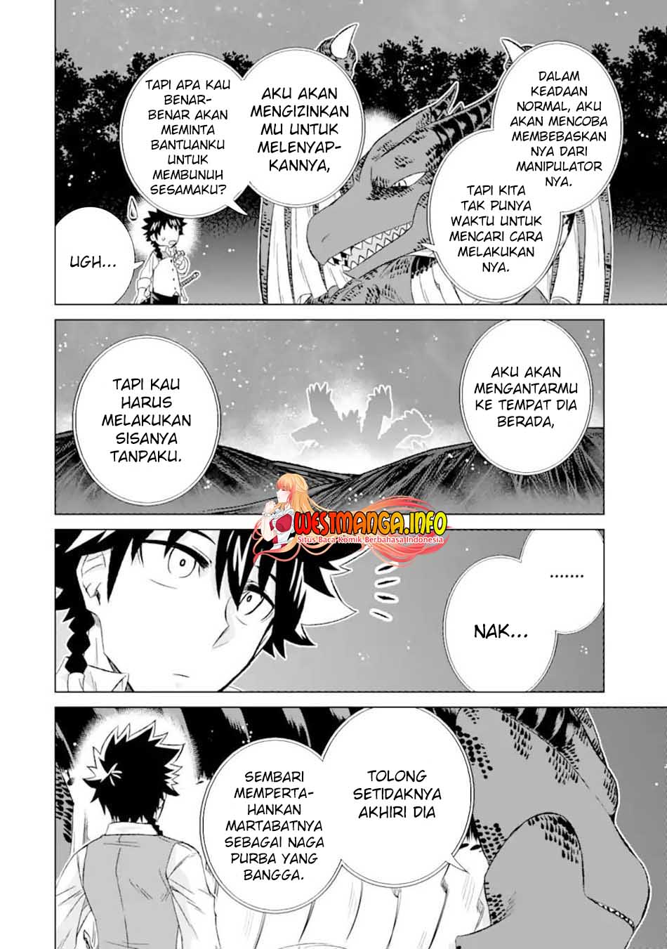 Isekai de tadahitori no mamono tsukai ~ tenshoku shitara maou ni machigawa remashita Chapter 34.2 Gambar 23