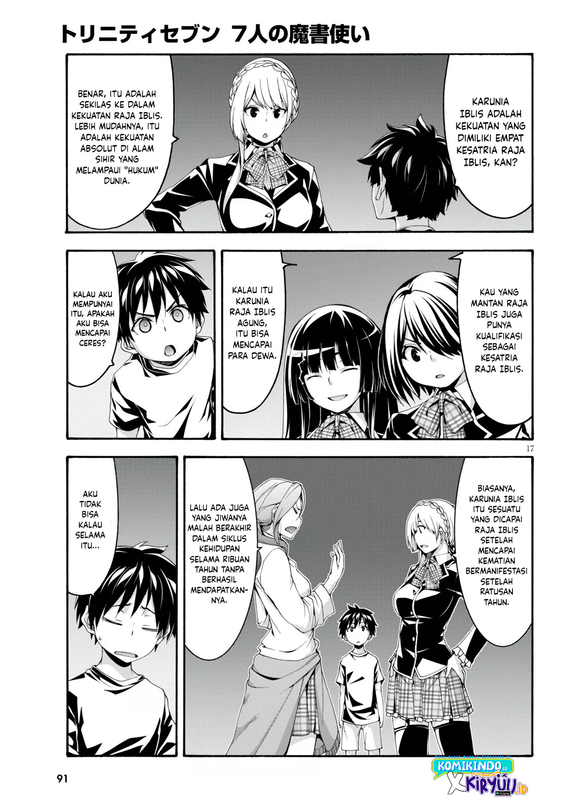 Trinity Seven Chapter 128 Gambar 18