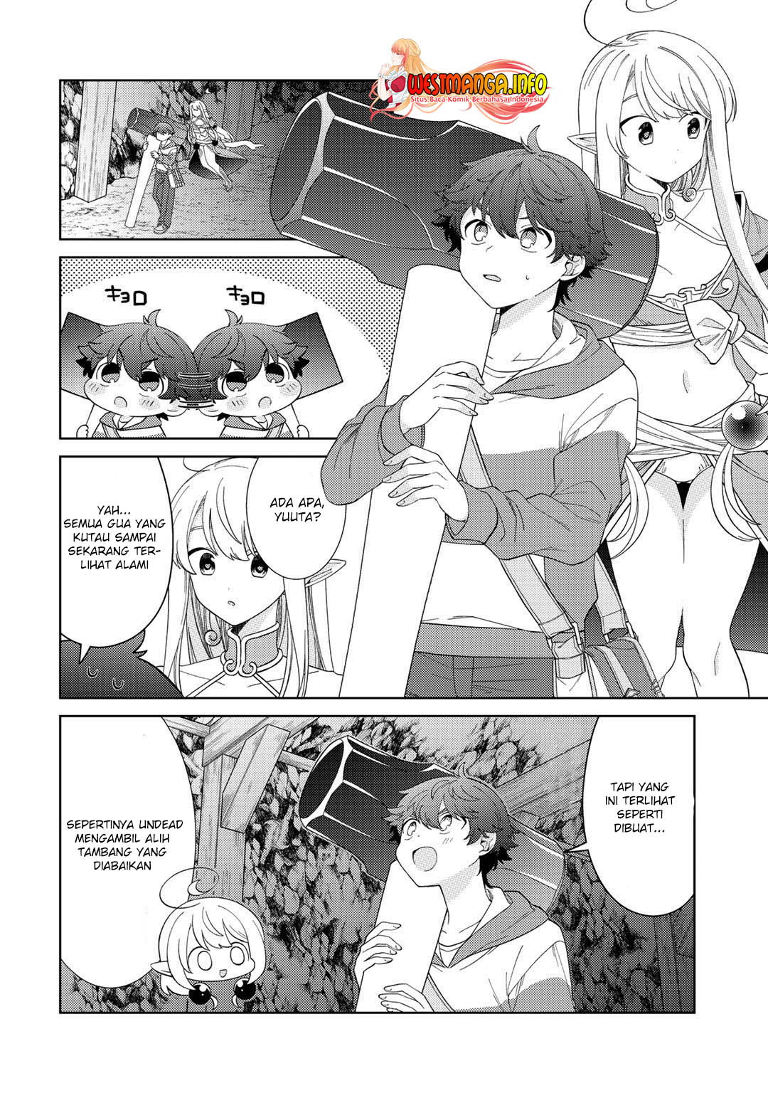 Seirei-tachi no Rakuen to Risou no Isekai Seikatsu Chapter 28 Gambar 4