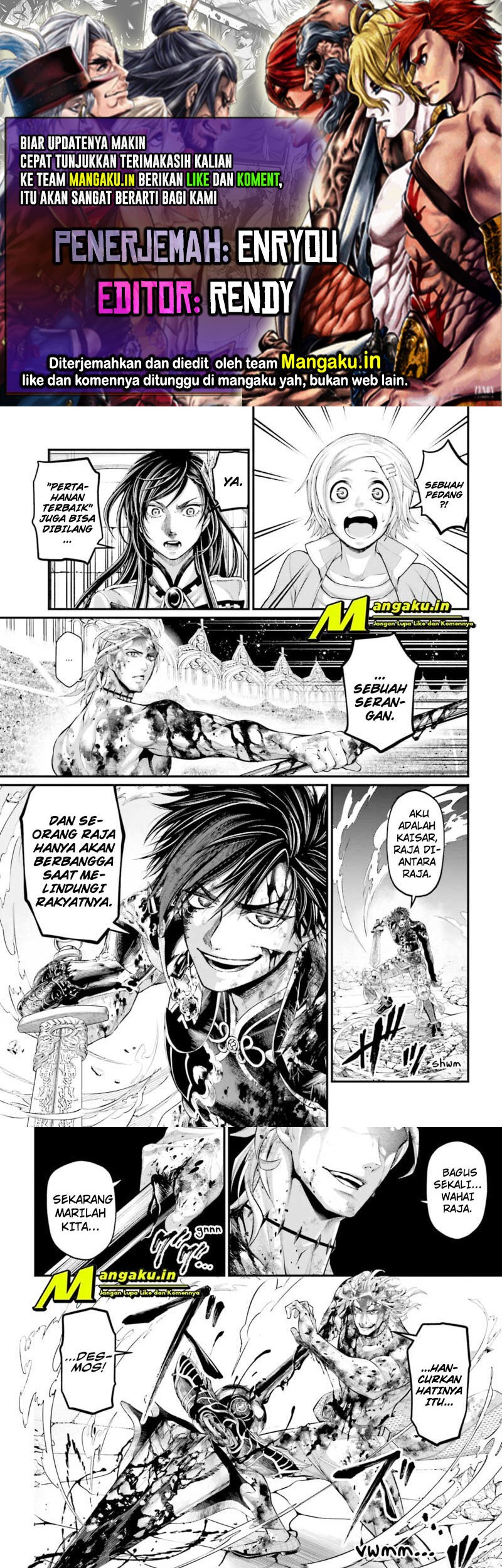 Baca Komik Shuumatsu no Valkyrie Chapter 63.2 Gambar 1