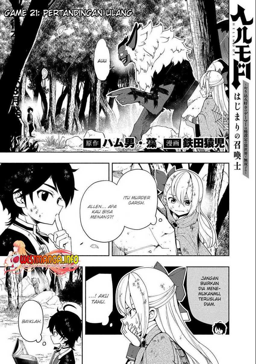 Baca Hell Mode: Yarikomi Suki no Gamer wa Hai Settei no Isekai de Musou Suru Chapter 21 Gambar 2