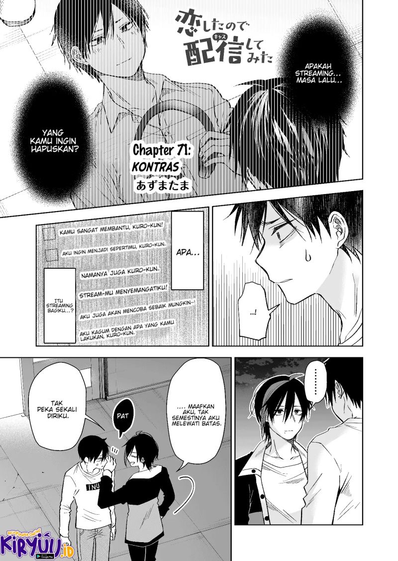 Baca  Koi Shita no de, Haishin Shite Mita Chapter 71 Gambar 2