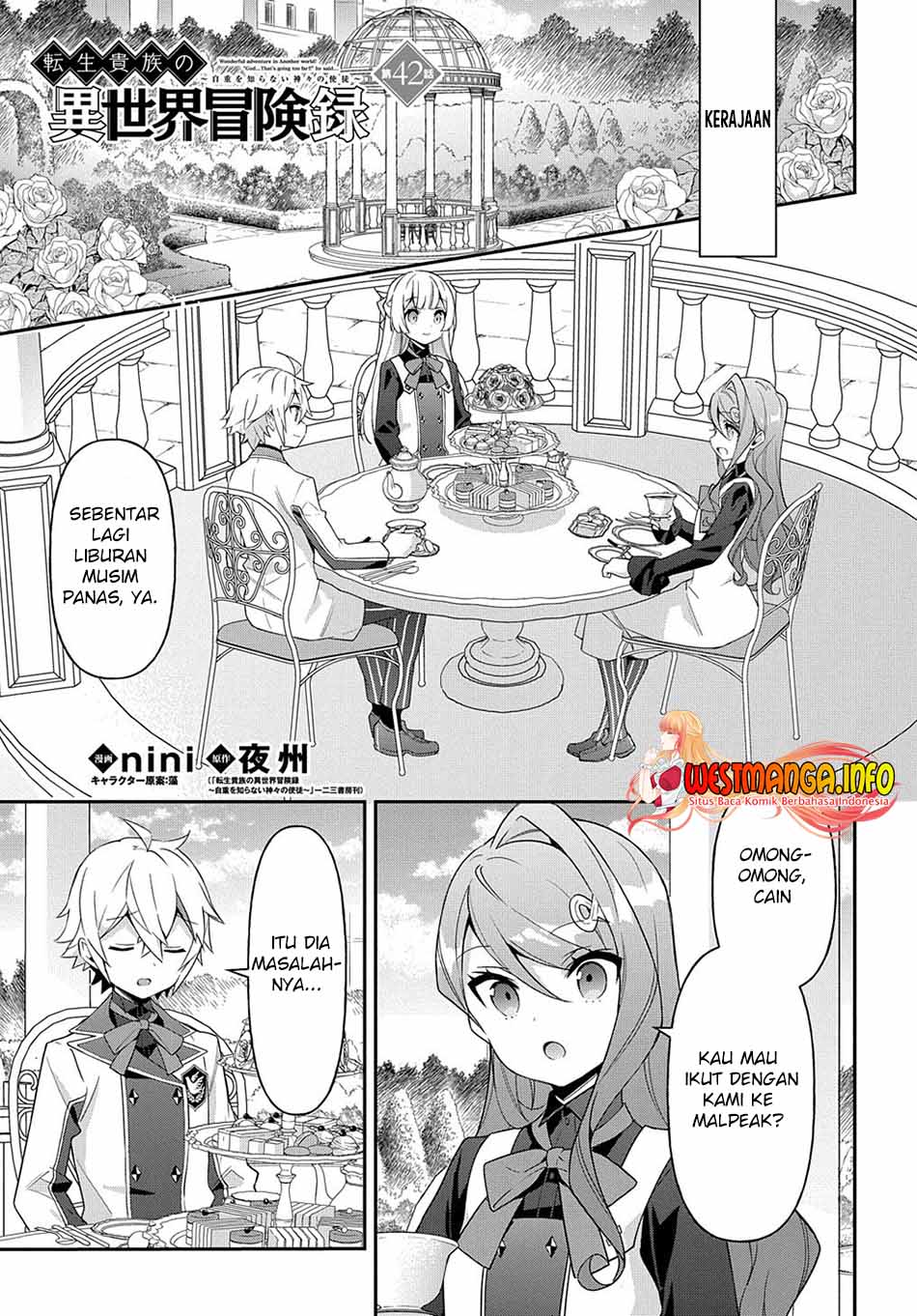 Baca Tensei Kizoku no Isekai Boukenroku ~Jichou wo Shiranai Kamigami no Shit Chapter 42 Gambar 2