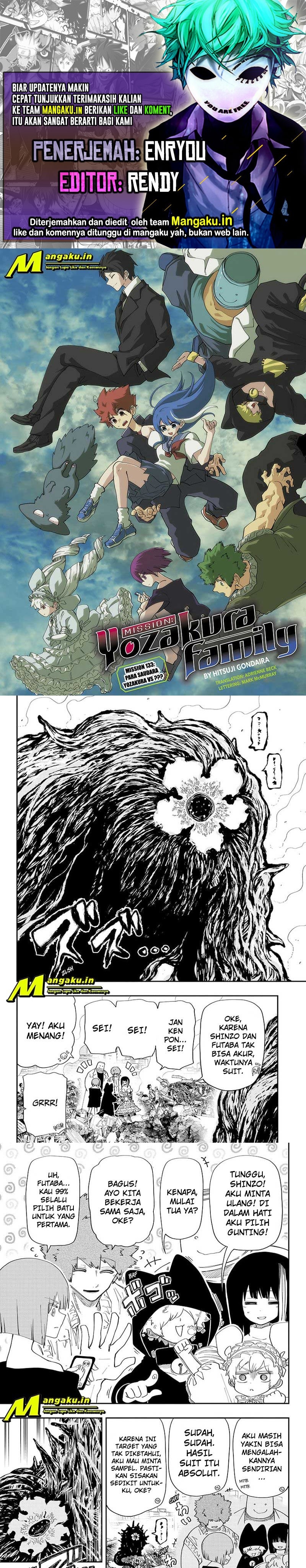 Baca Komik Mission: Yozakura Family Chapter 133 Gambar 1