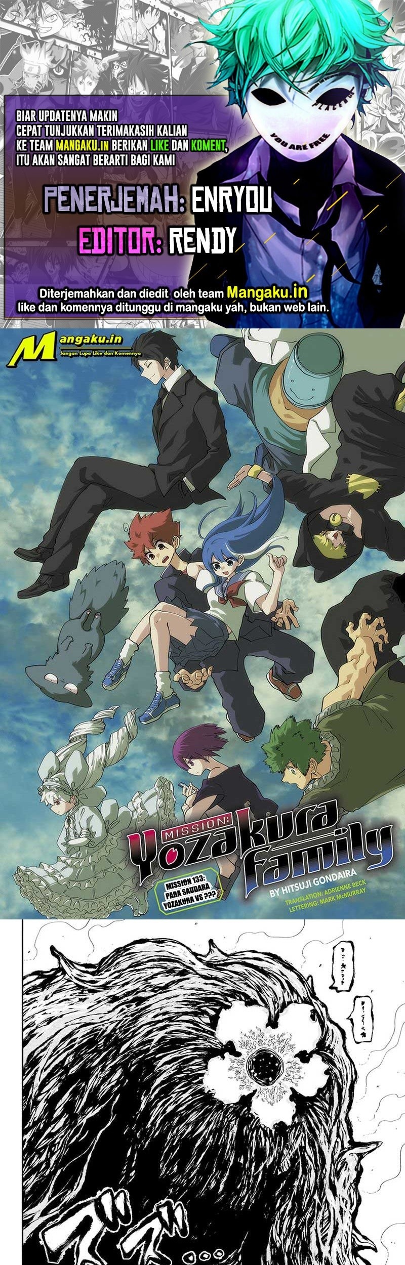 Baca Komik Mission: Yozakura Family Chapter 133 Gambar 1
