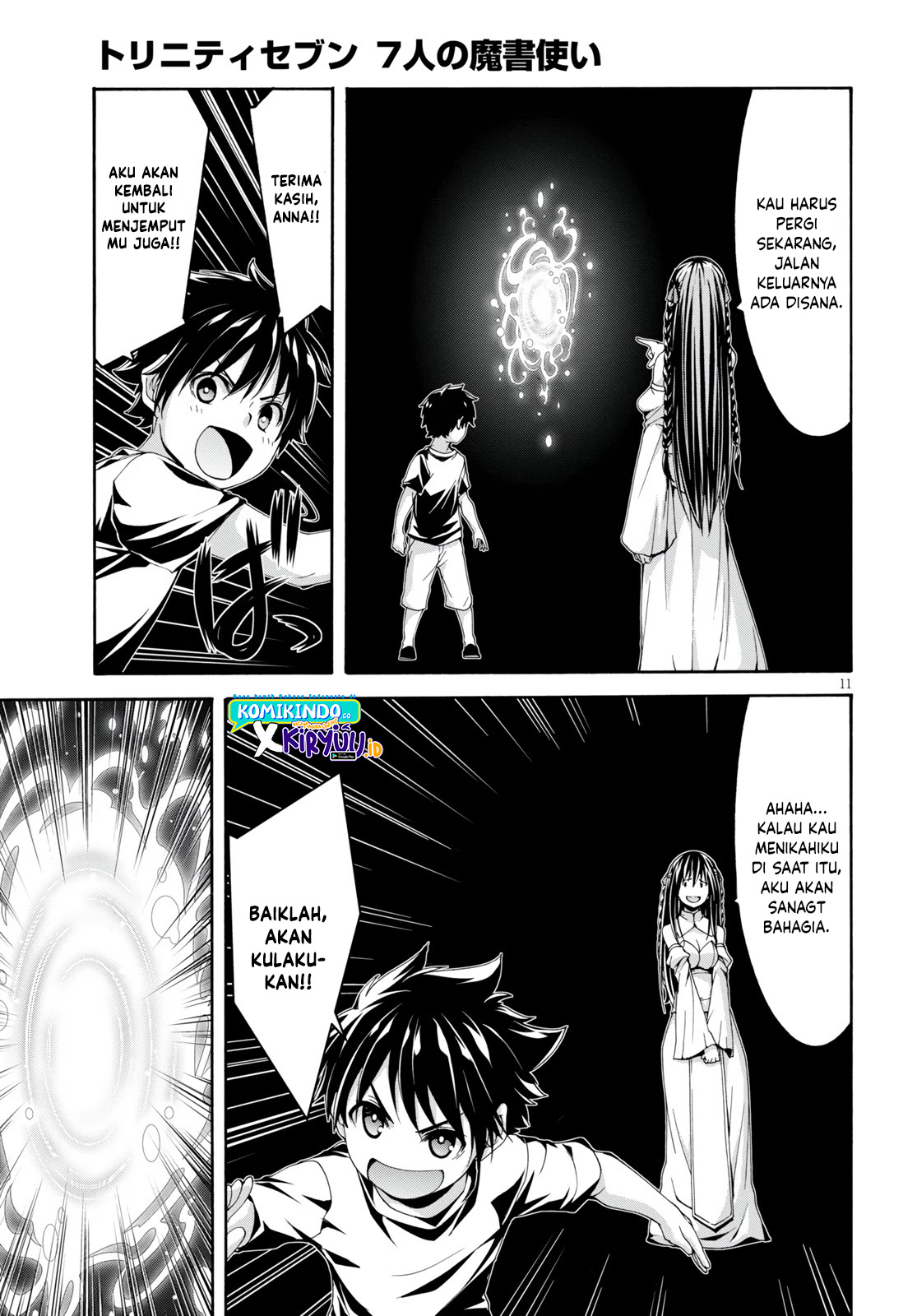 Trinity Seven Chapter 129 Gambar 12