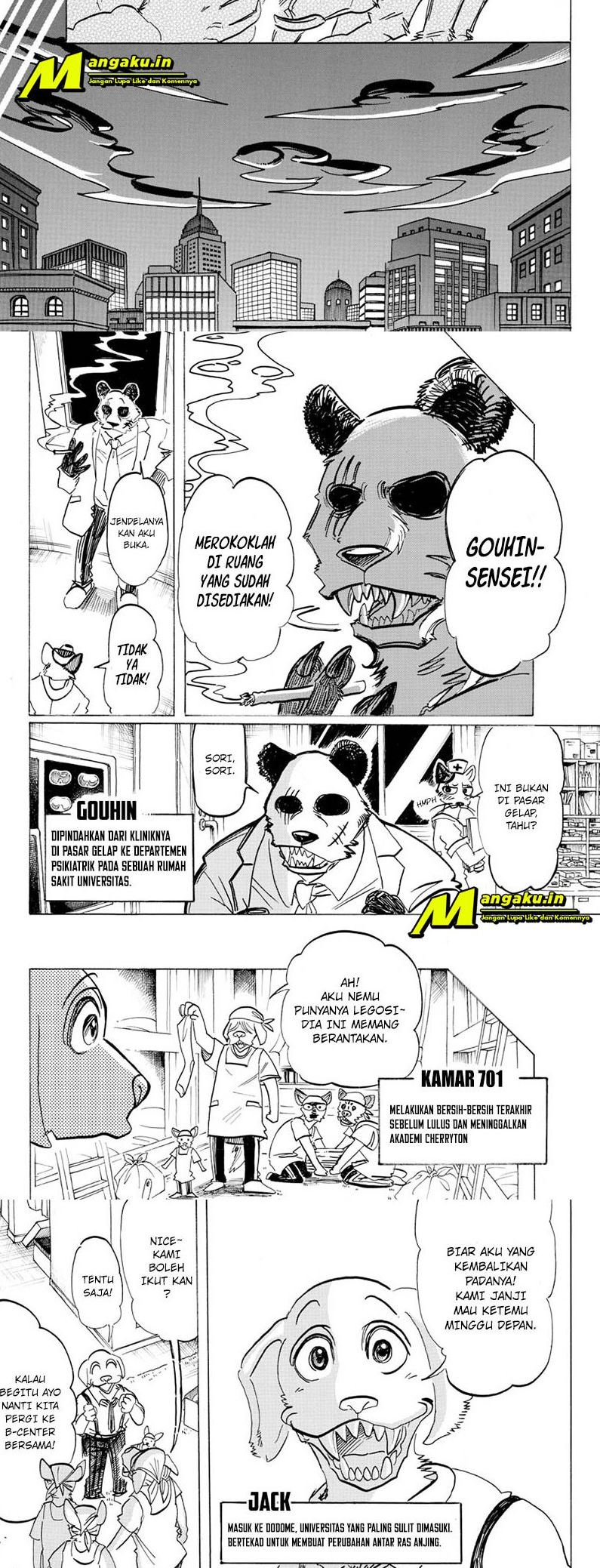 Beastars Chapter 196 Gambar 8
