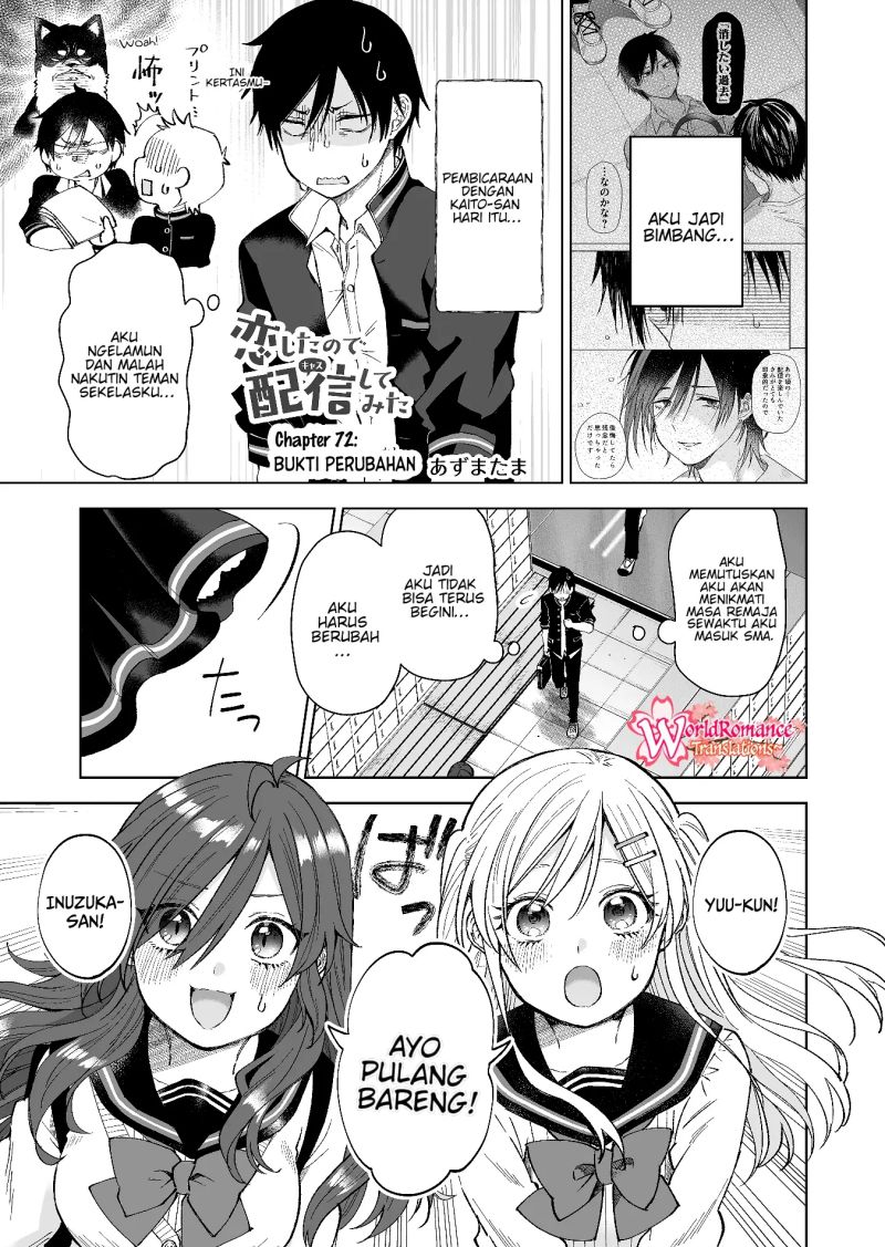 Baca  Koi Shita no de, Haishin Shite Mita Chapter 72 Gambar 2