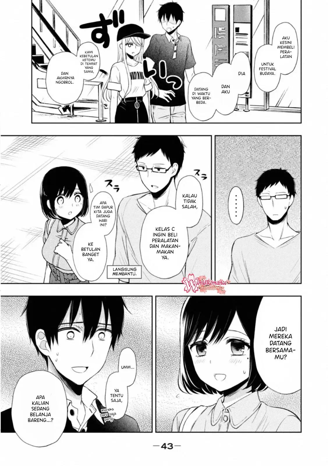 Watari-kun no xx ga Houkai Sunzen Chapter 54 Gambar 4
