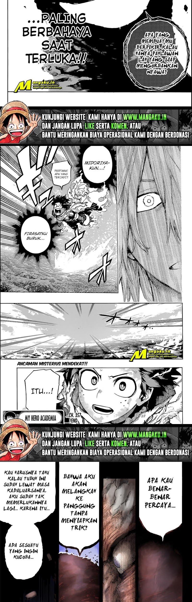 Boku no Hero Academia Chapter 357 Gambar 9