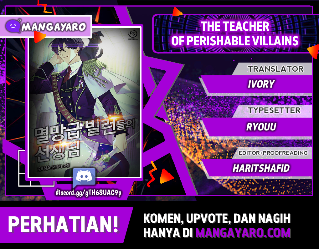 Baca Komik The Teacher of Perishable Villains Chapter 30 Gambar 1