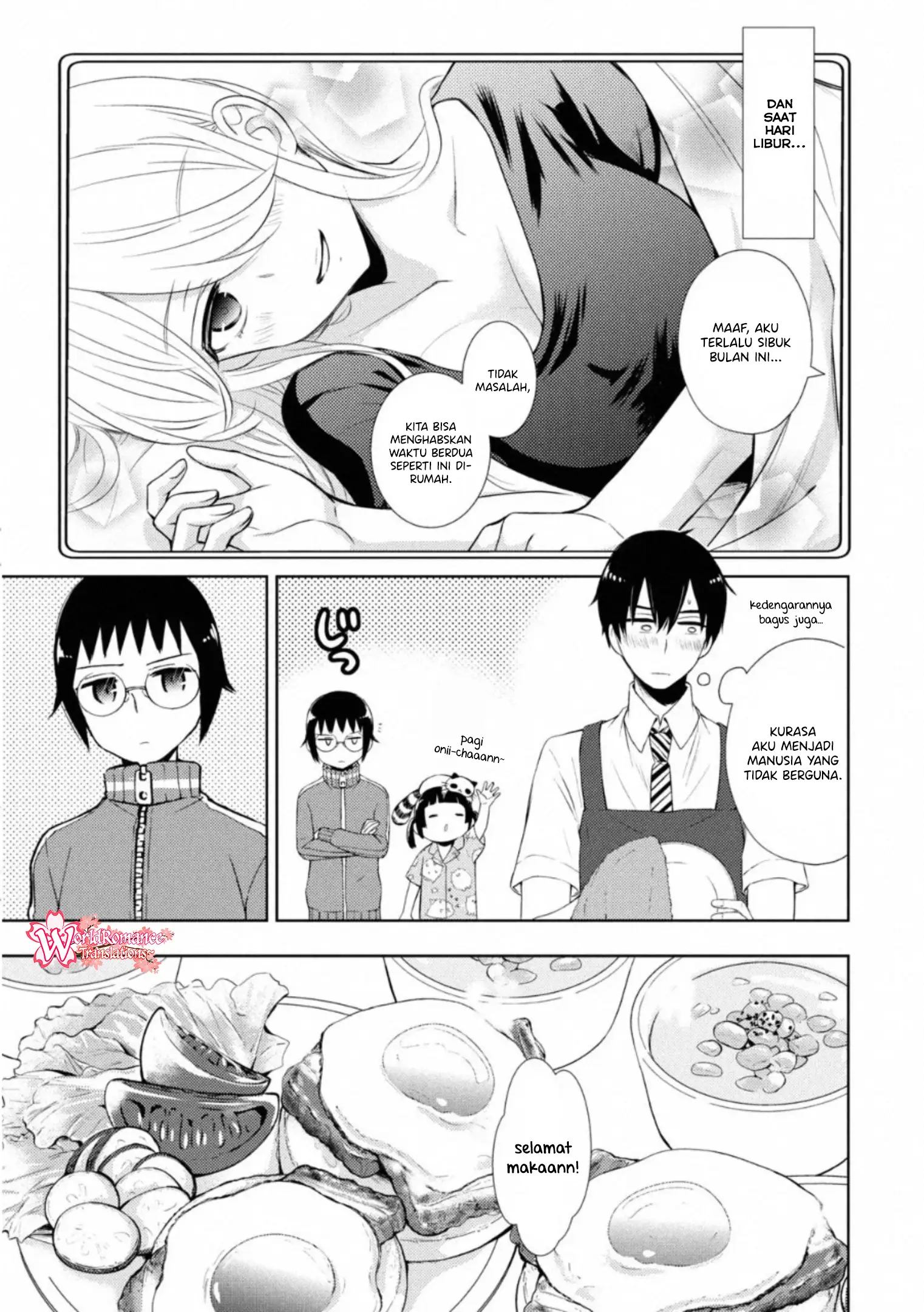 Watari-kun no xx ga Houkai Sunzen Chapter 55 Gambar 10