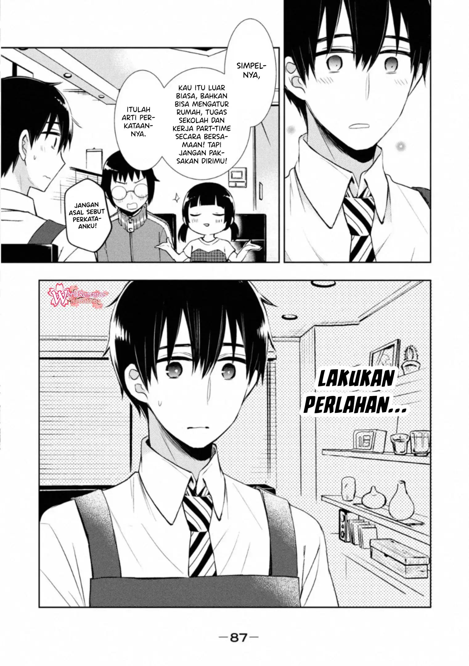 Watari-kun no xx ga Houkai Sunzen Chapter 55 Gambar 14