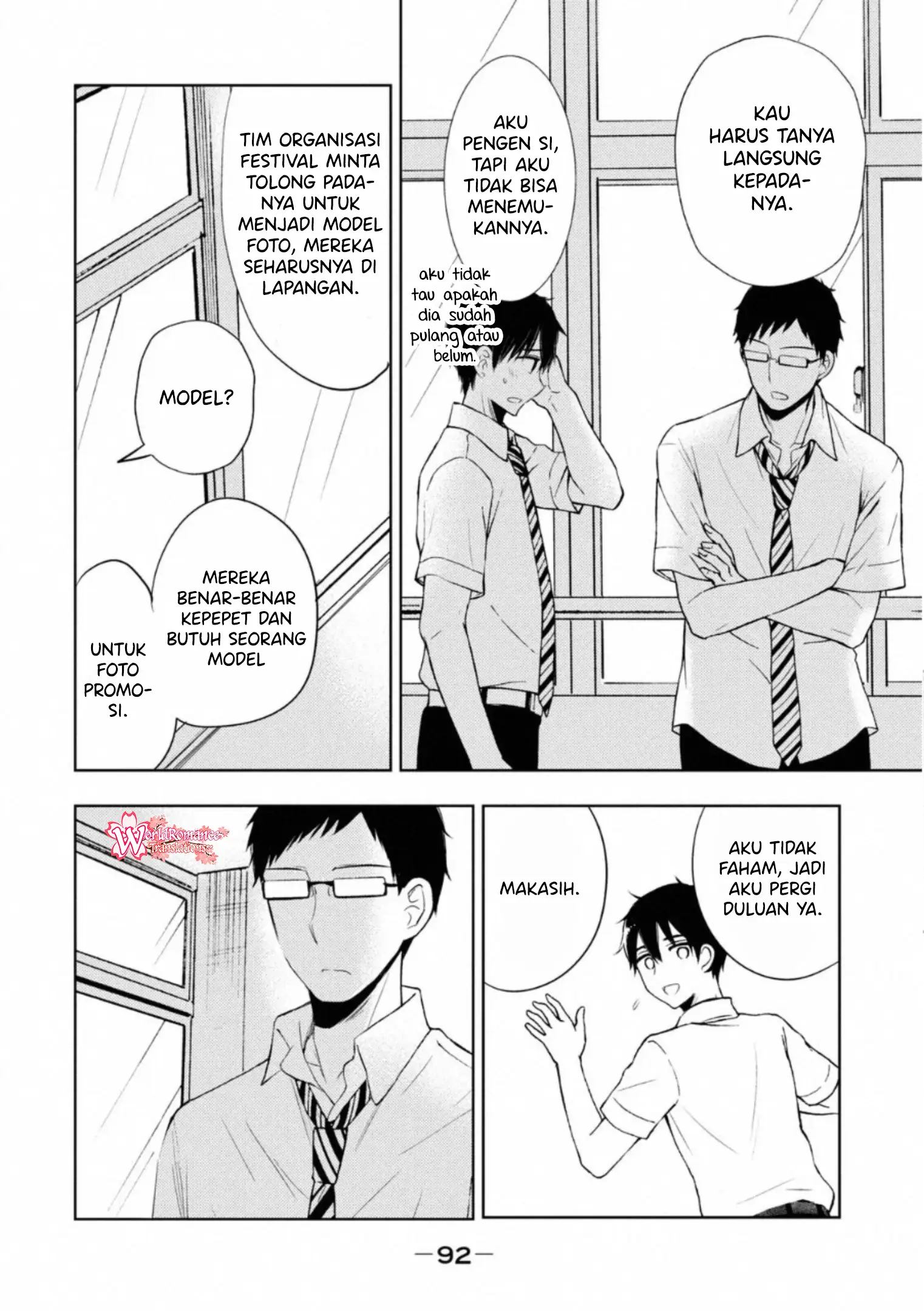 Watari-kun no xx ga Houkai Sunzen Chapter 55 Gambar 19