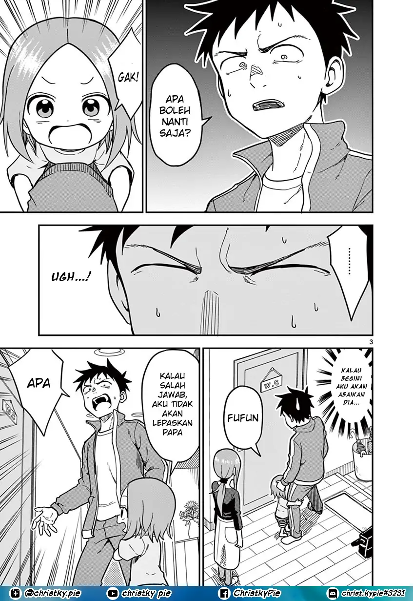 Karakai Jouzu no (Moto) Takagi-san Chapter 134 Gambar 3