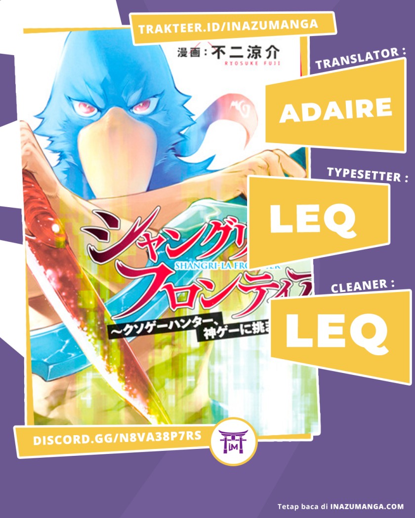 Baca Komik Shangri-La Frontier ~ Kusoge Hunter, Kamige ni Idoman to su~ Chapter 47 Gambar 1