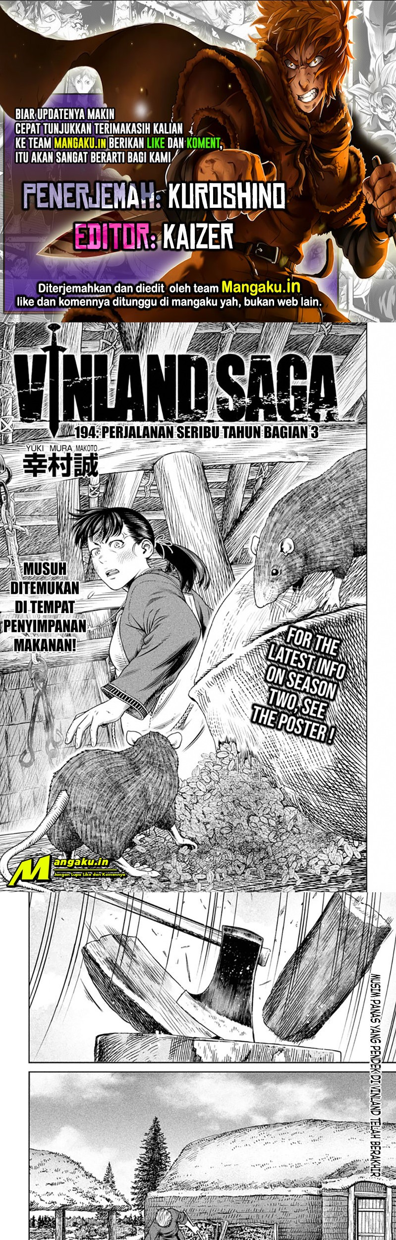 Baca Komik Vinland Saga Chapter 194 Gambar 1