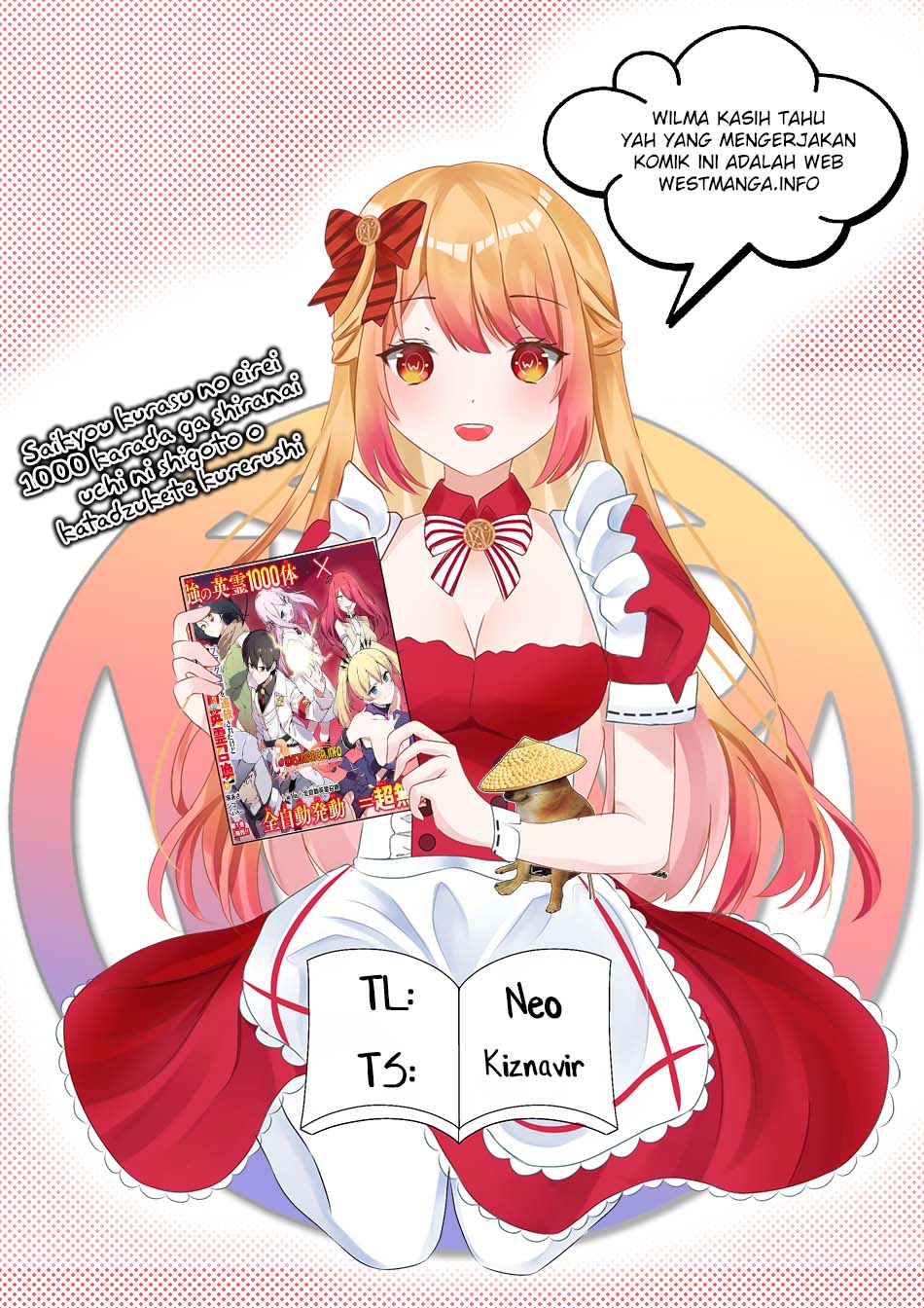 Saikyou Kurasu no Eirei 1000 Karada ga Shiranai Uchi ni Shigoto o Katadzukete Kurerushi Chapter 06.2 Gambar 3