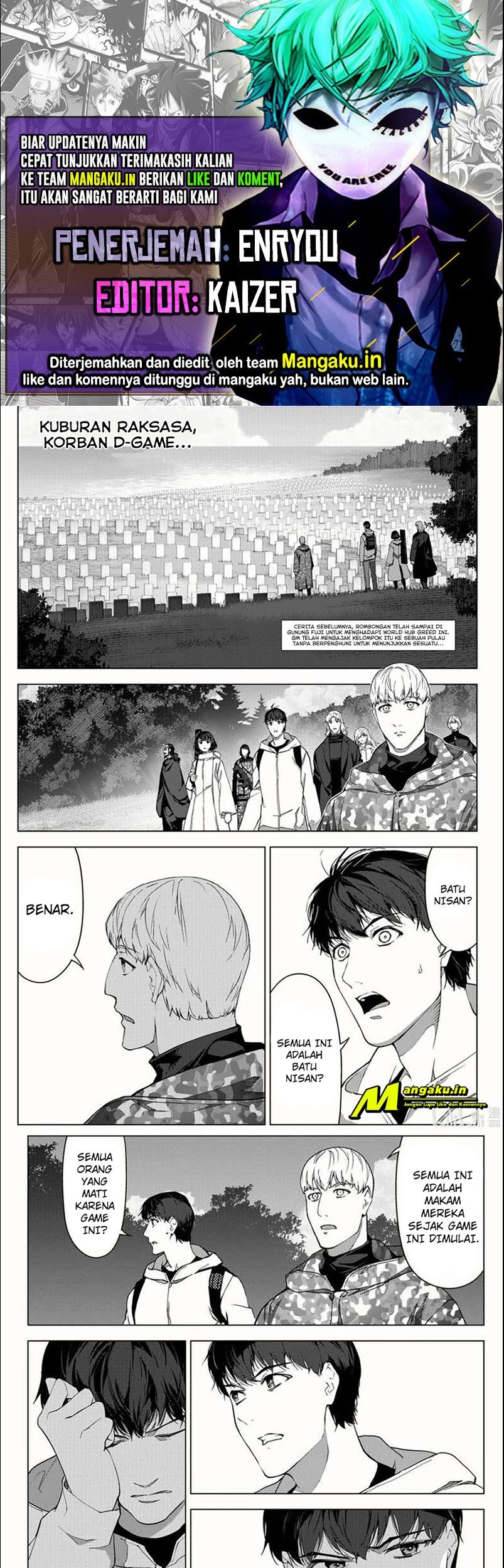 Baca Komik Darwins Game Chapter 99.1 Gambar 1
