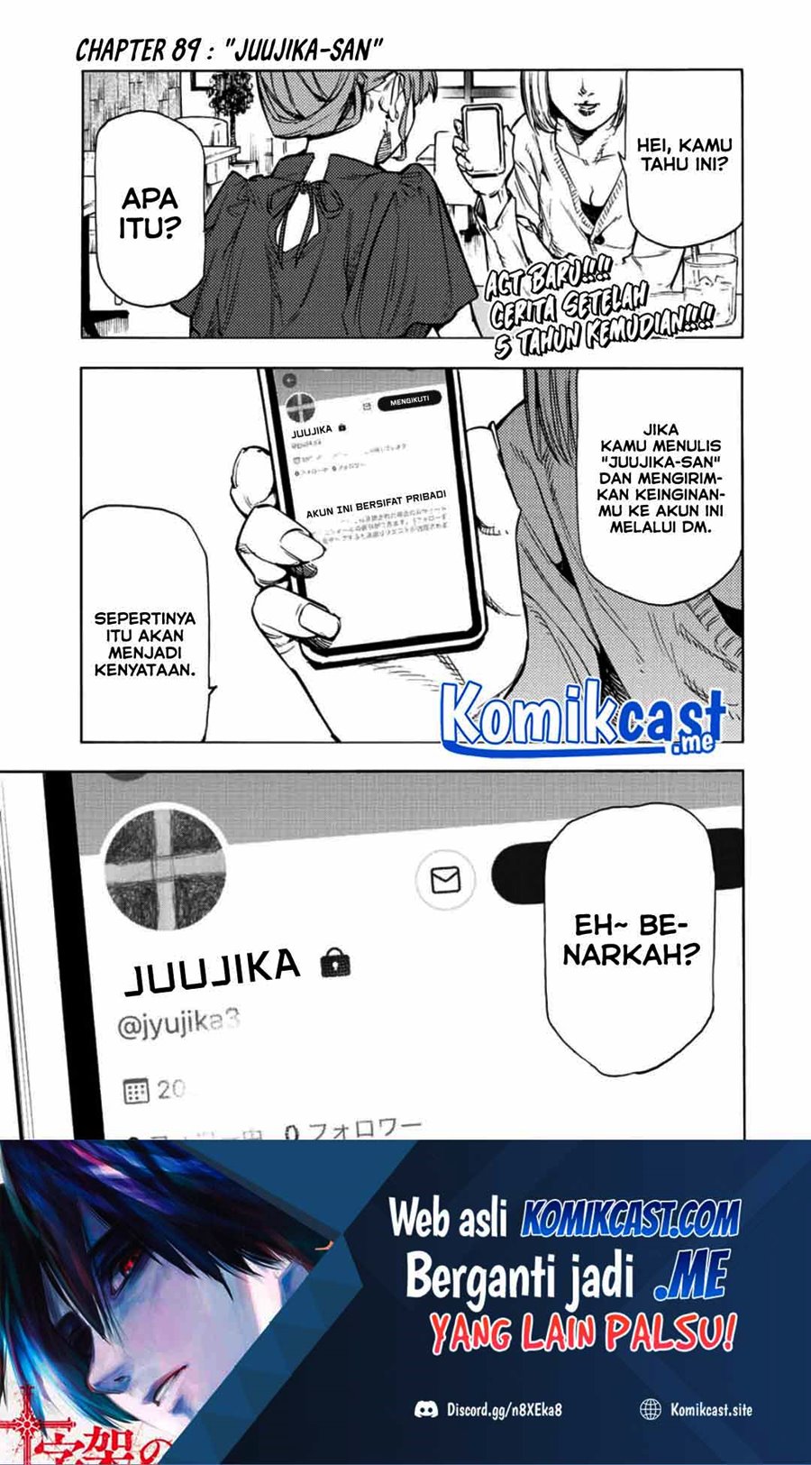 Baca Juujika no Rokunin Chapter 89 Gambar 2