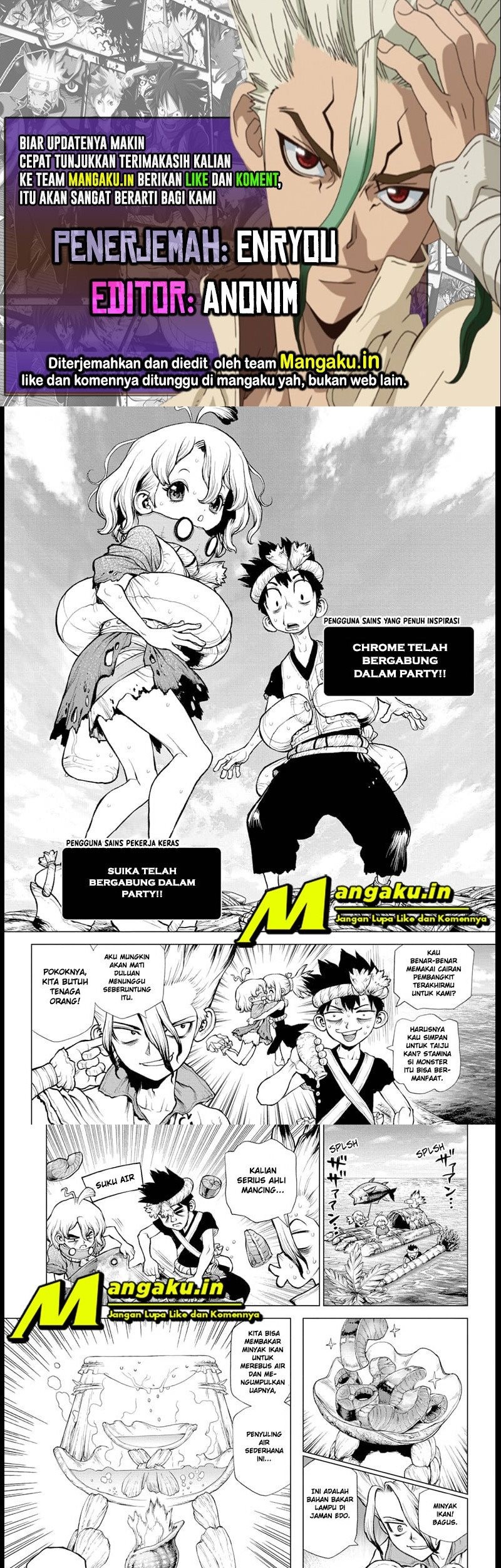 Baca Komik Dr. Stone Chapter 232.3 Gambar 1