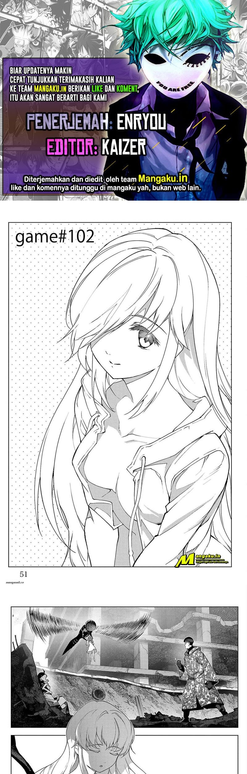 Baca Komik Darwins Game Chapter 102.1 Gambar 1