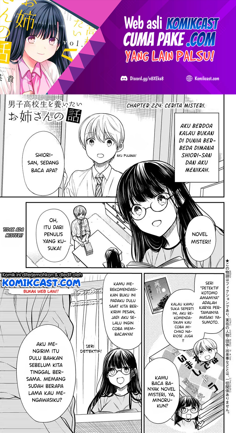 Baca  Danshi Koukousei wo Yashinaitai Onee-san no Hanashi Chapter 224 Gambar 2