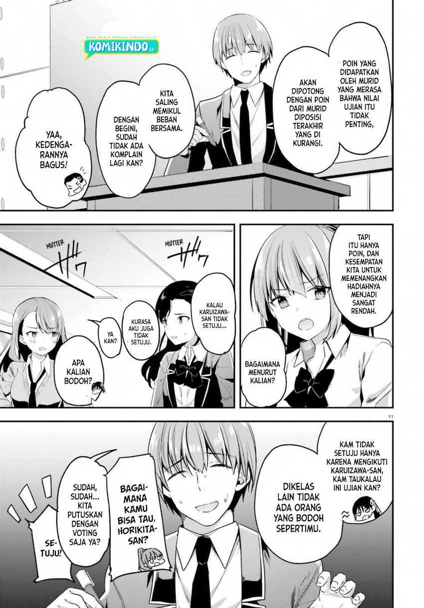 Youkoso Jitsuryoku Shijou Shugi no Kyoushitsu e Chapter 58 Gambar 12