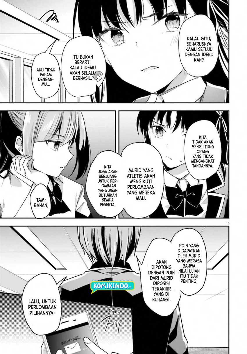 Youkoso Jitsuryoku Shijou Shugi no Kyoushitsu e Chapter 58 Gambar 14