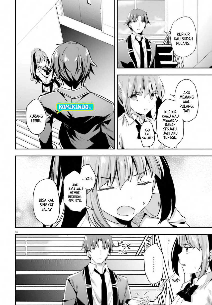 Youkoso Jitsuryoku Shijou Shugi no Kyoushitsu e Chapter 58 Gambar 17