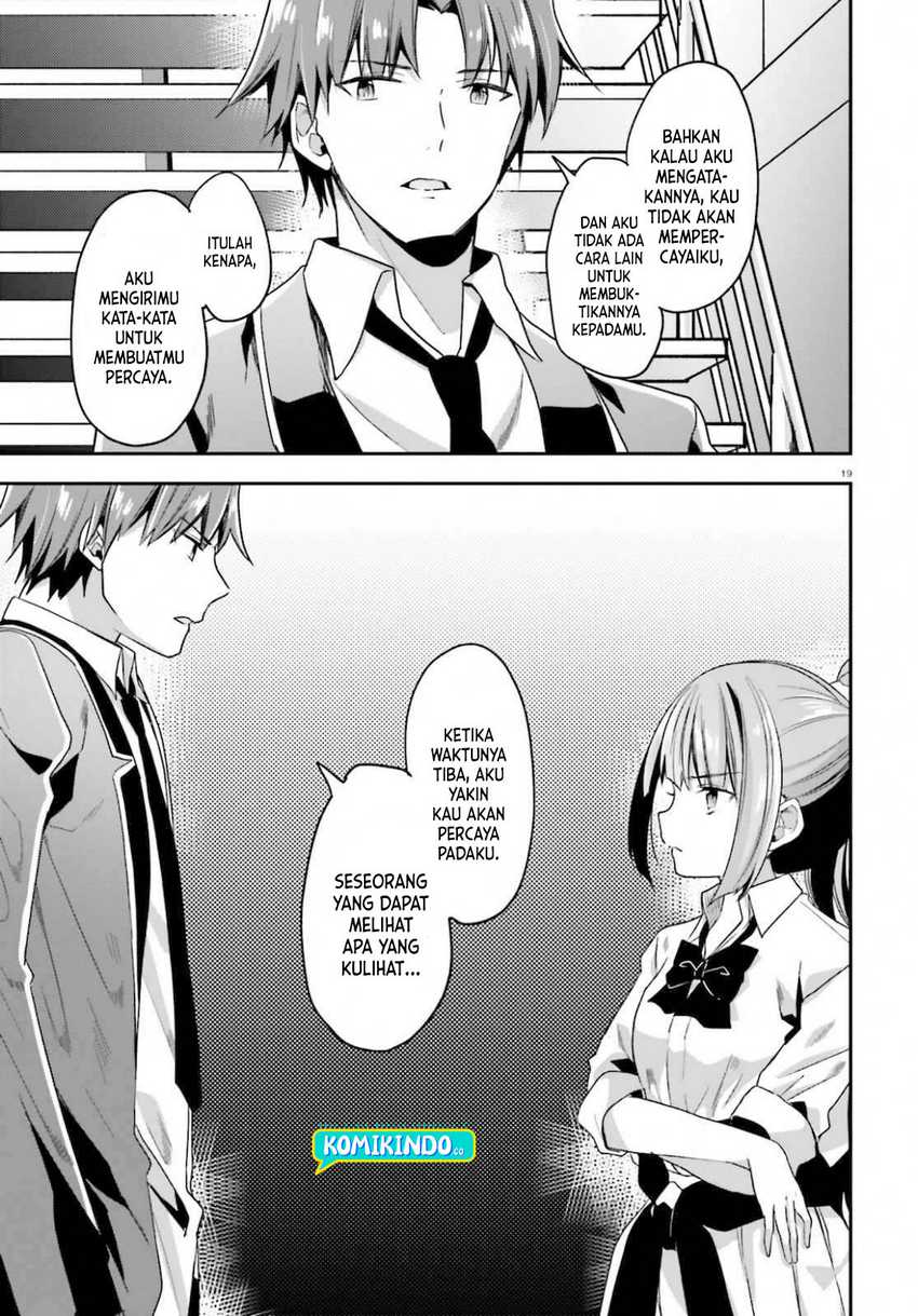 Youkoso Jitsuryoku Shijou Shugi no Kyoushitsu e Chapter 58 Gambar 20