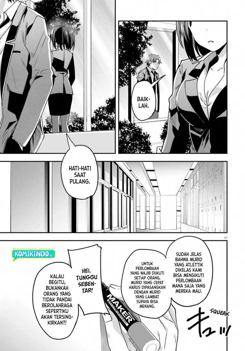 Youkoso Jitsuryoku Shijou Shugi no Kyoushitsu e Chapter 58 Gambar 8