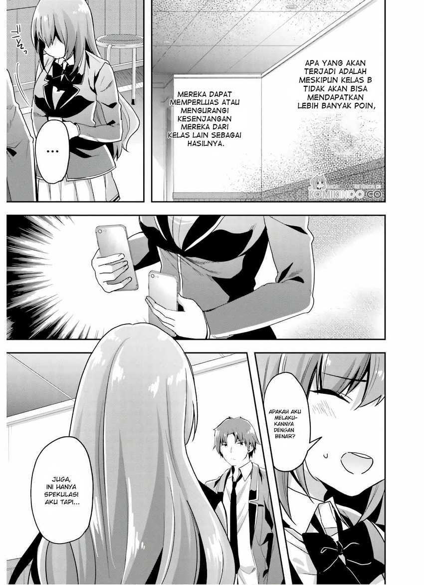 Youkoso Jitsuryoku Shijou Shugi no Kyoushitsu e Chapter 48 Gambar 18