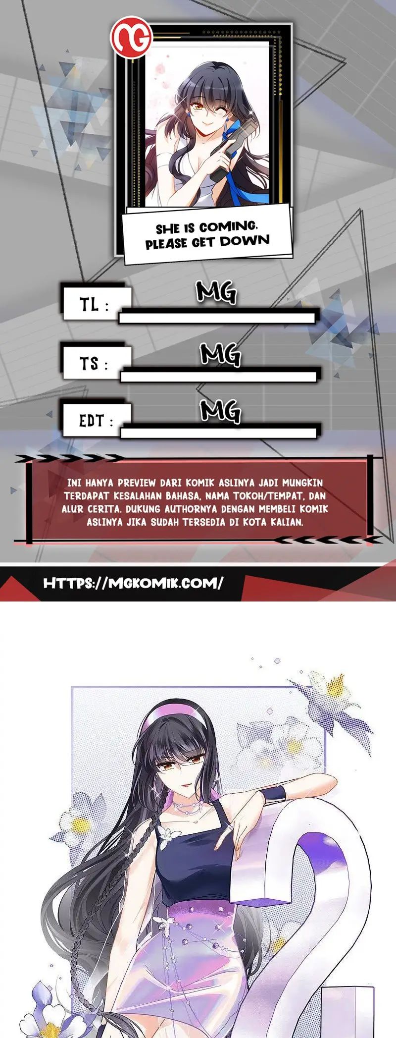 Baca Komik She Is Coming, Please Get Down! Chapter 82.3 Gambar 1