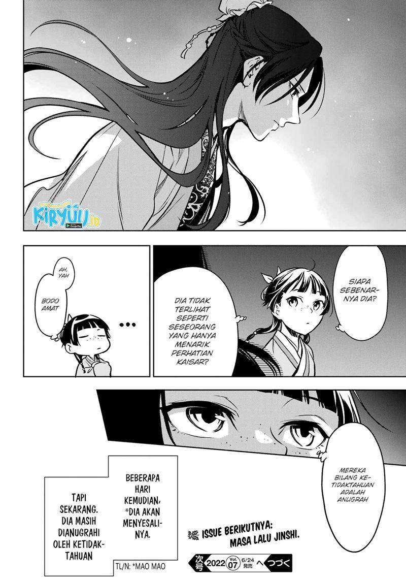 Kusuriya no Hitorigoto Chapter 53.2 Gambar 27