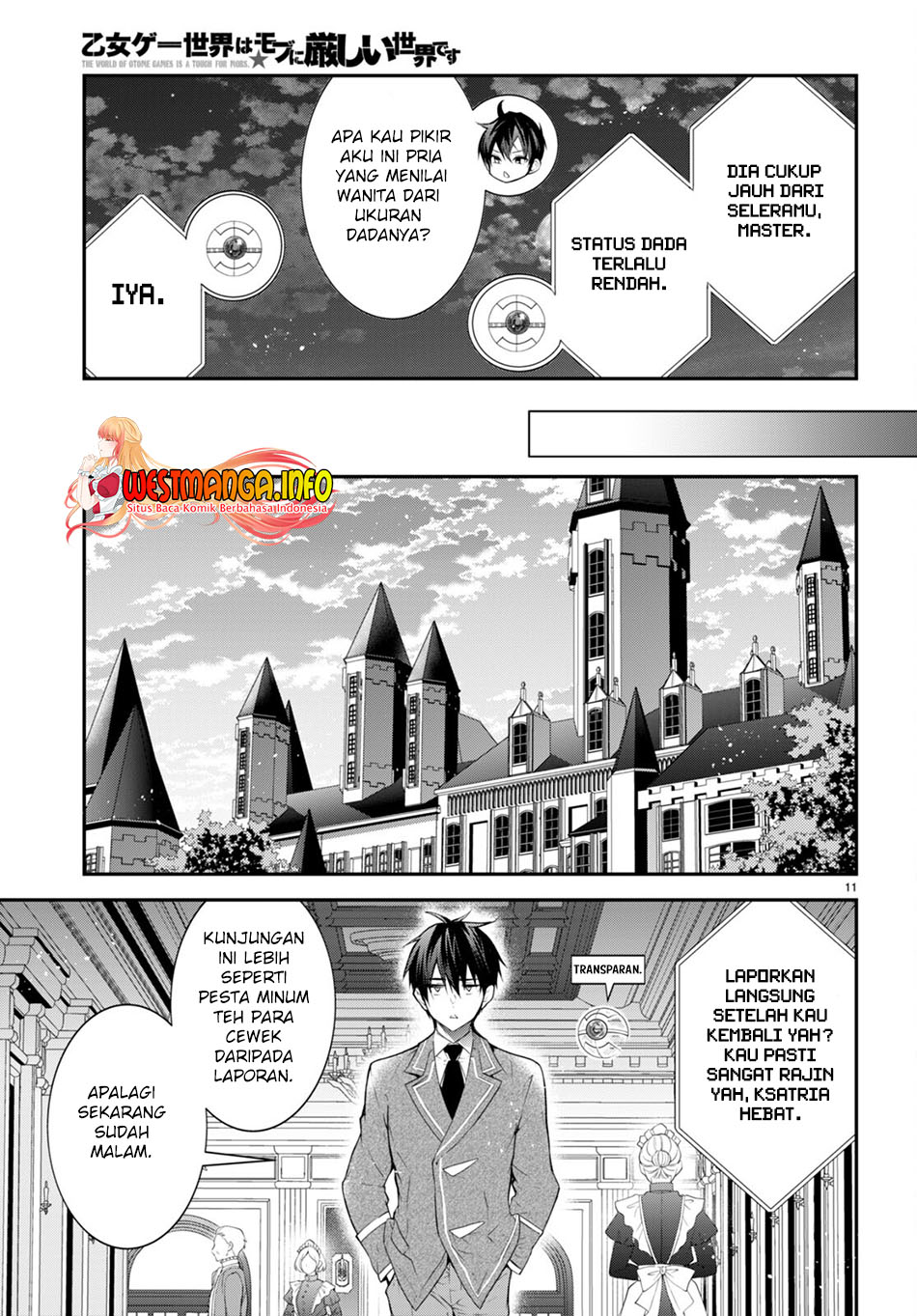 Otome Game Sekai wa Mob ni Kibishii Sekai Desu Chapter 45 Gambar 13