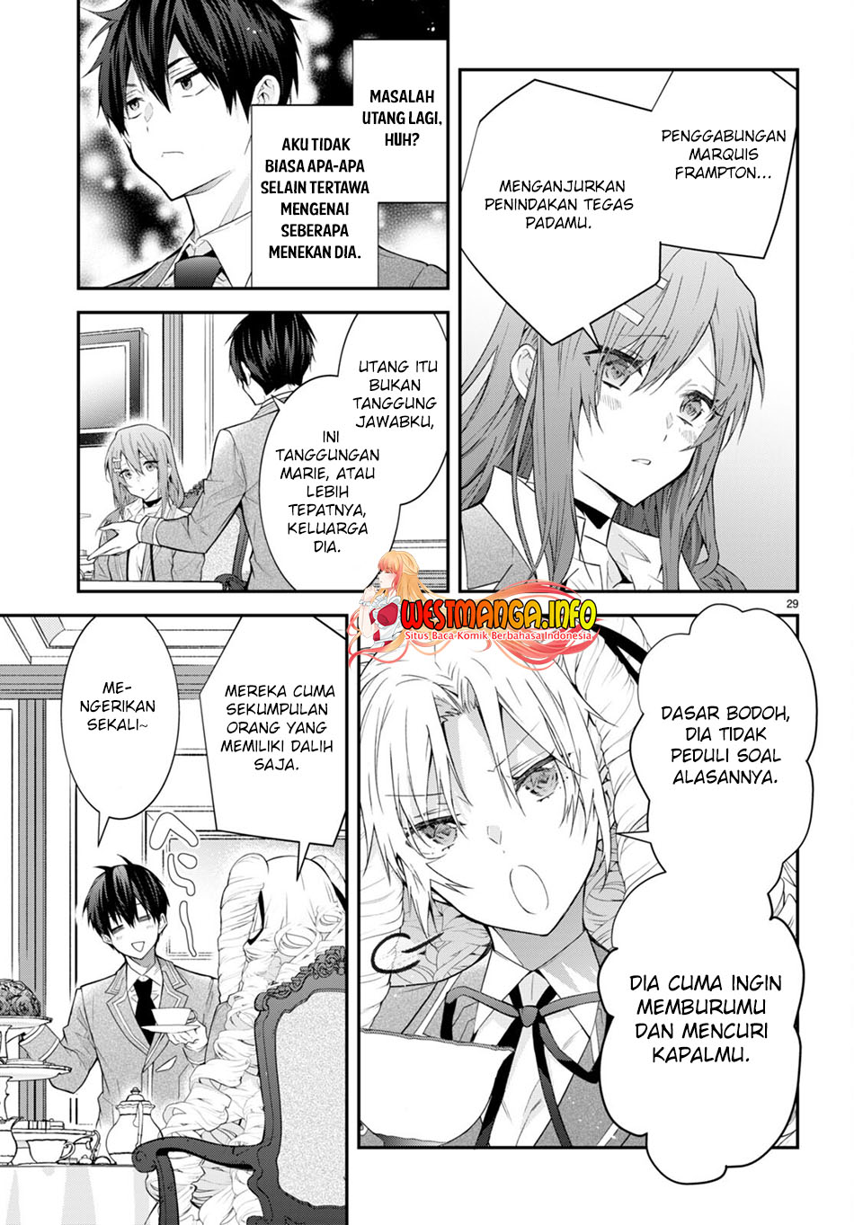 Otome Game Sekai wa Mob ni Kibishii Sekai Desu Chapter 45 Gambar 33