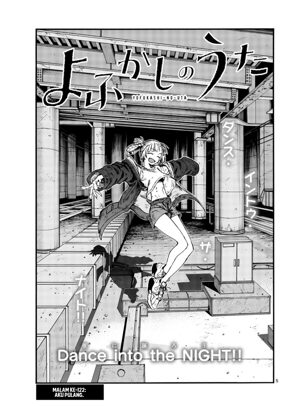Yofukashi no Uta Chapter 122 Gambar 6