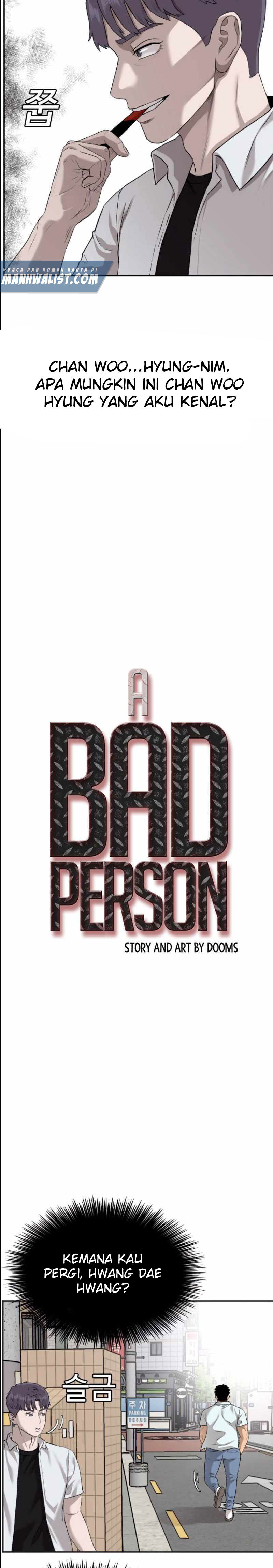 A Bad Person