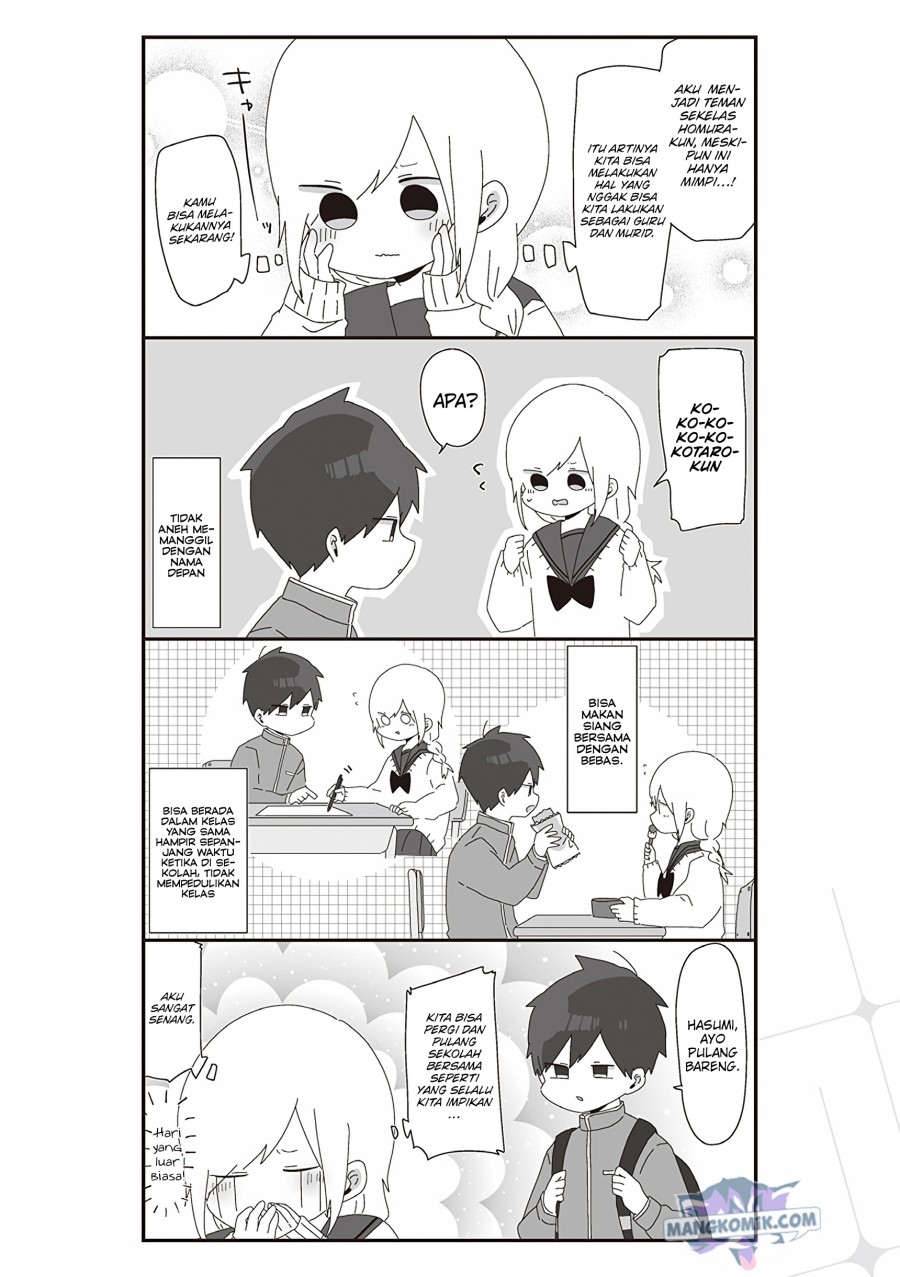 Homura-sensei wa Tabun Motenai Chapter 45 Gambar 4