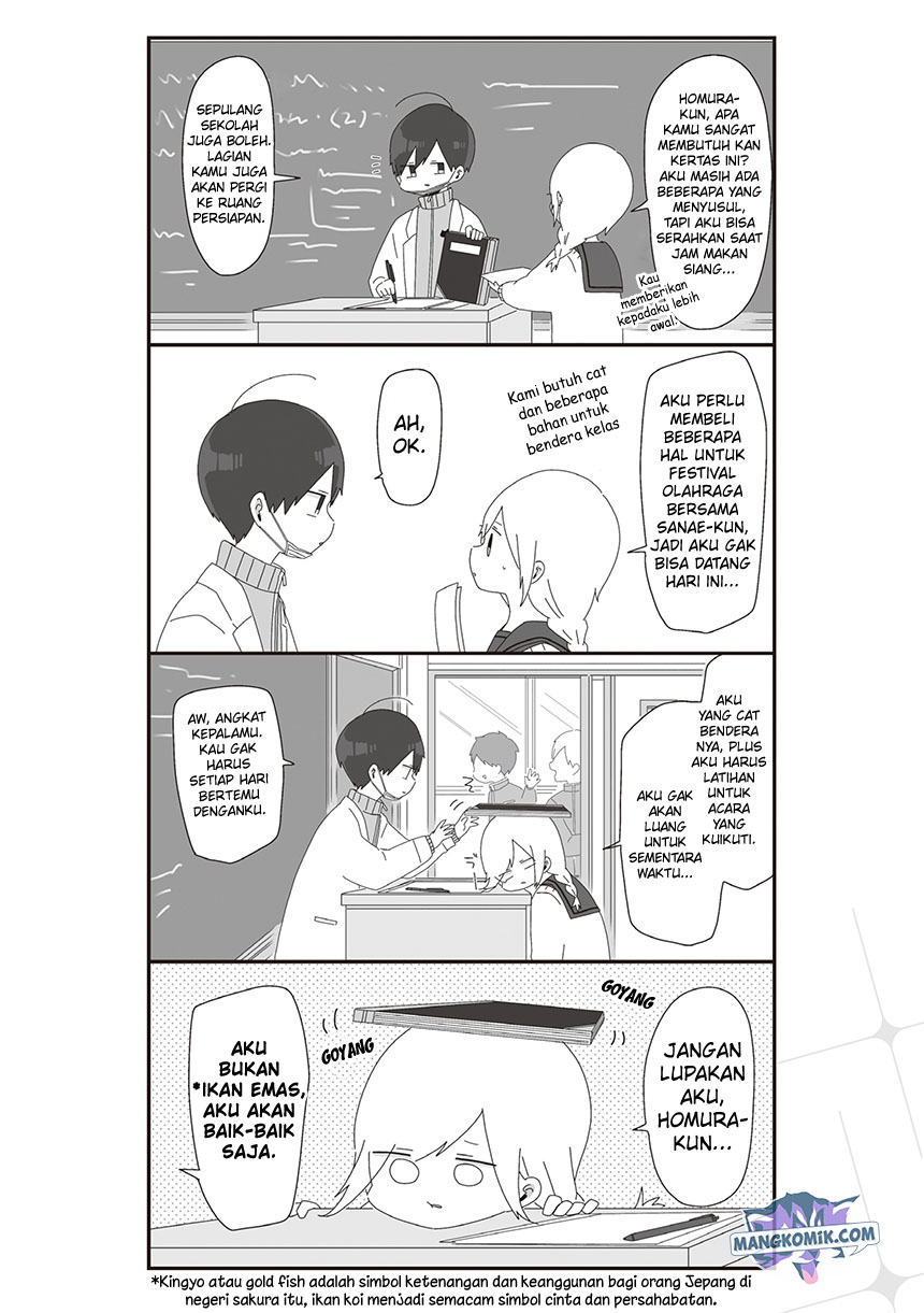 Homura-sensei wa Tabun Motenai Chapter 35 Gambar 3