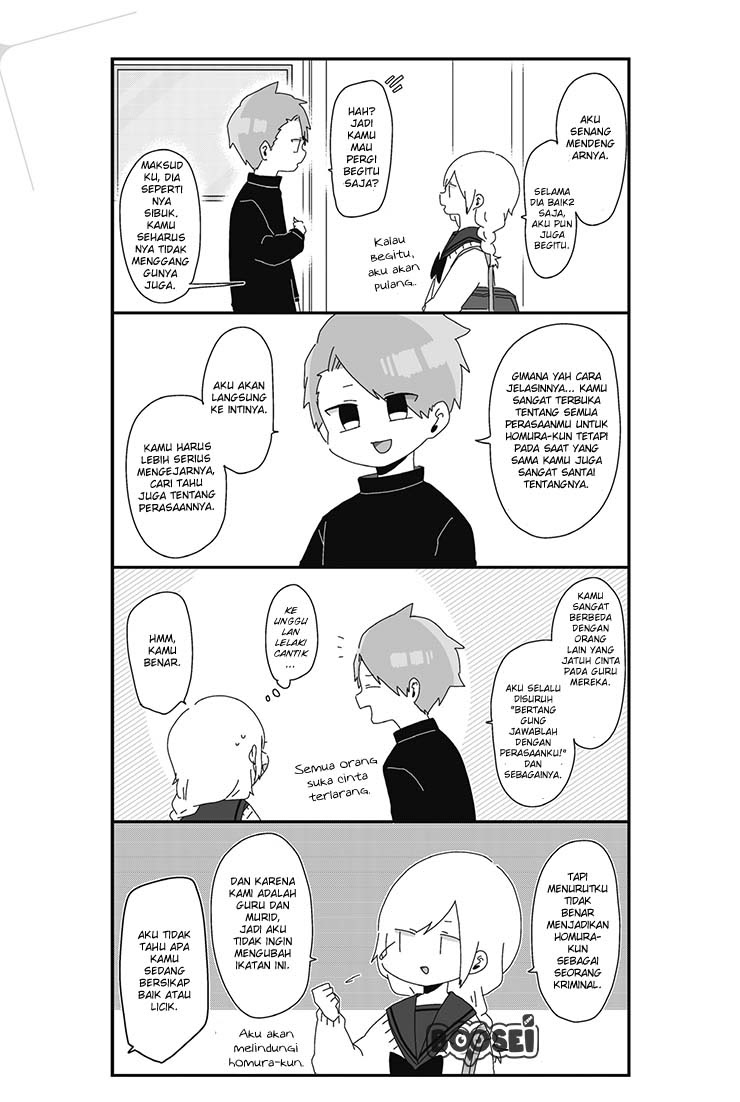 Homura-sensei wa Tabun Motenai Chapter 10 Gambar 4