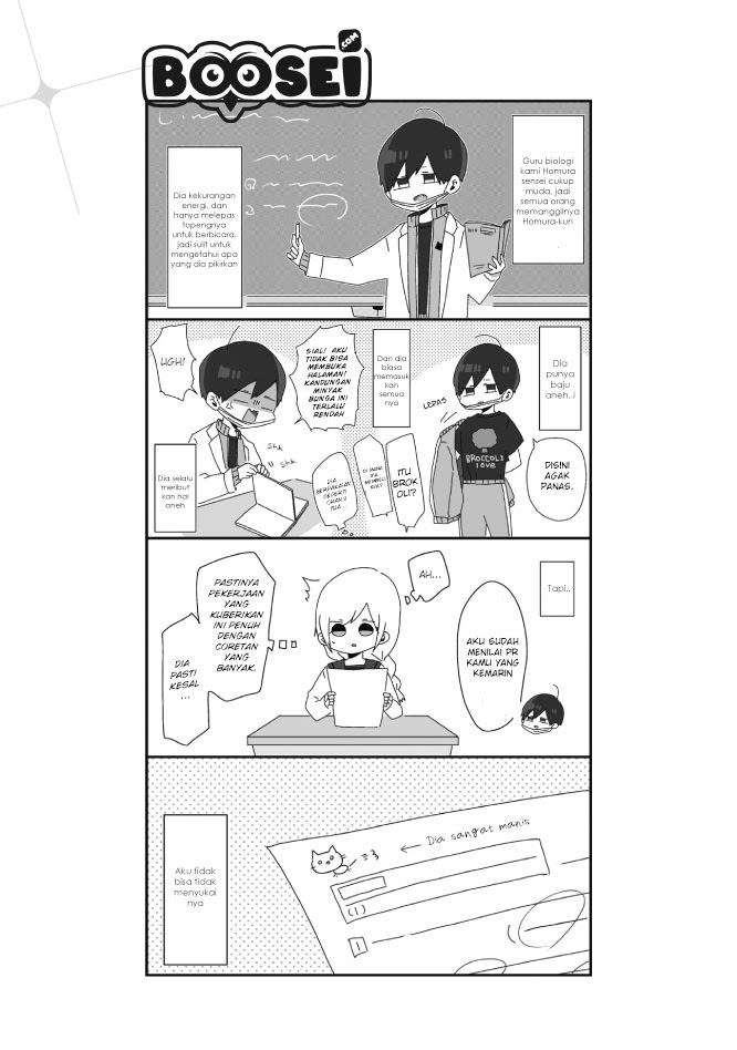 Homura-sensei wa Tabun Motenai Chapter 01 Gambar 3
