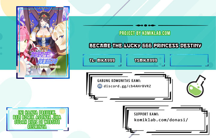 Baca Komik Became The Lucky 666 Princess Destiny Chapter 07 Gambar 1